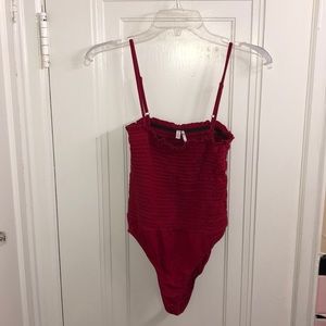 Free People smocked bodysuit ♥️